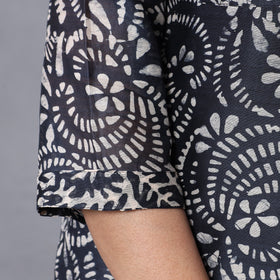 Batik Kurta with Palazzo & Dupatta Set