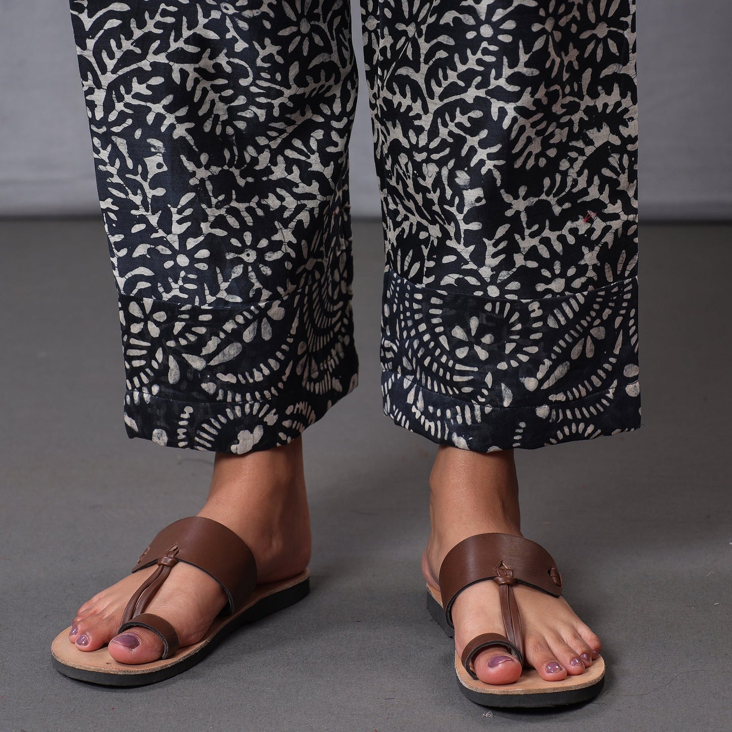 Batik Kurta with Palazzo & Dupatta Set