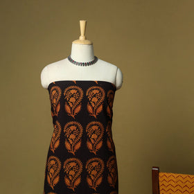Hand block bagh print cotton 3pc unstitched dress material