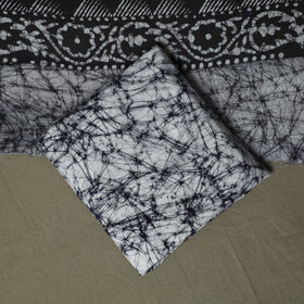 Hand batik cotton 3pc unstitched dress material 27