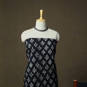 Hand block batik print cotton 3pc unstitched dress material