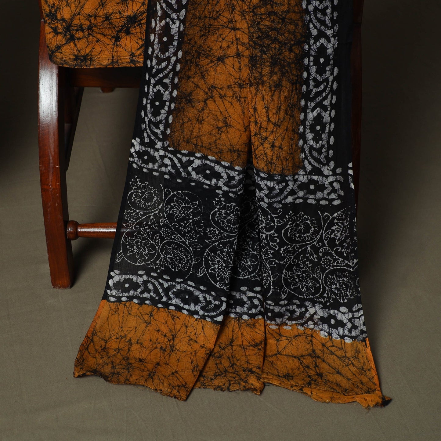 Hand batik cotton 3pc unstitched dress material 30