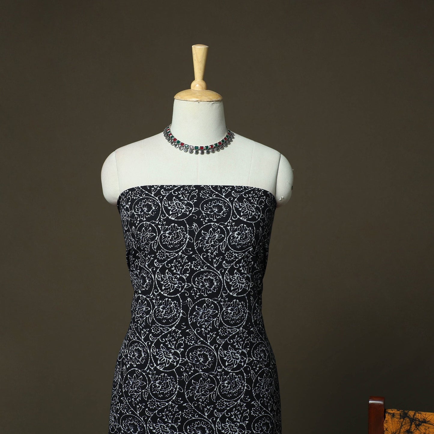 Hand batik cotton 3pc unstitched dress material 30