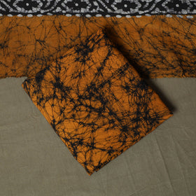 Hand batik cotton 3pc unstitched dress material 30