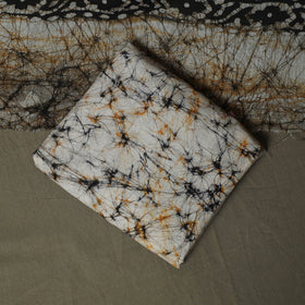 Hand batik cotton 3pc unstitched dress material 32