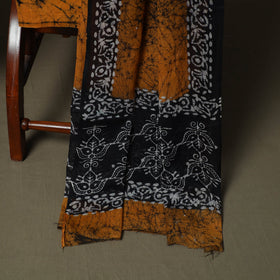 Hand batik cotton 3pc unstitched dress material 34