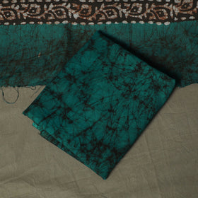 Hand batik cotton 3pc unstitched dress material 39