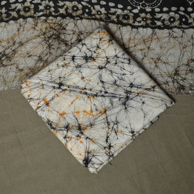 Hand batik cotton 3pc unstitched dress material 42