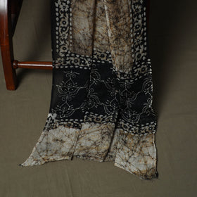 Hand batik cotton 3pc unstitched dress material 42