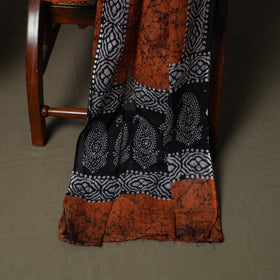 Hand batik cotton 3pc unstitched dress material 43