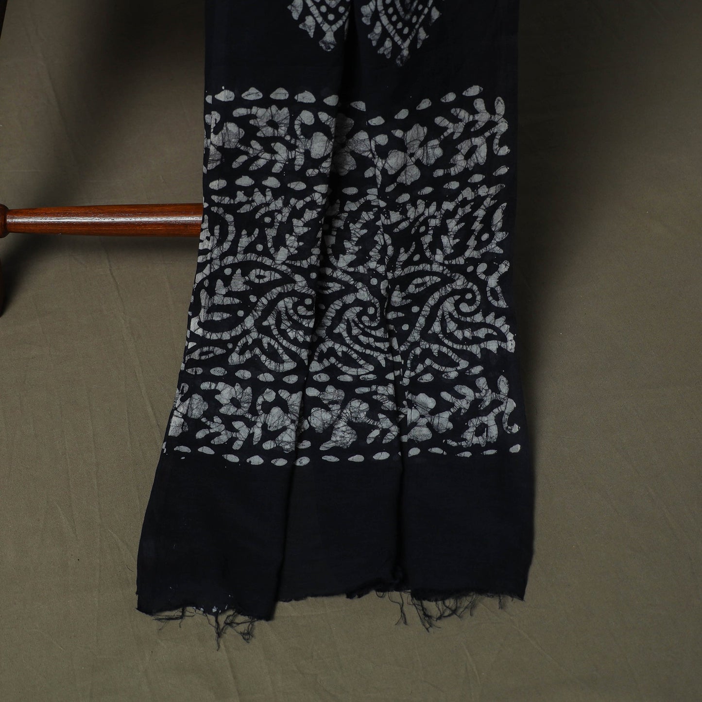 Hand batik cotton 3pc unstitched dress material 51