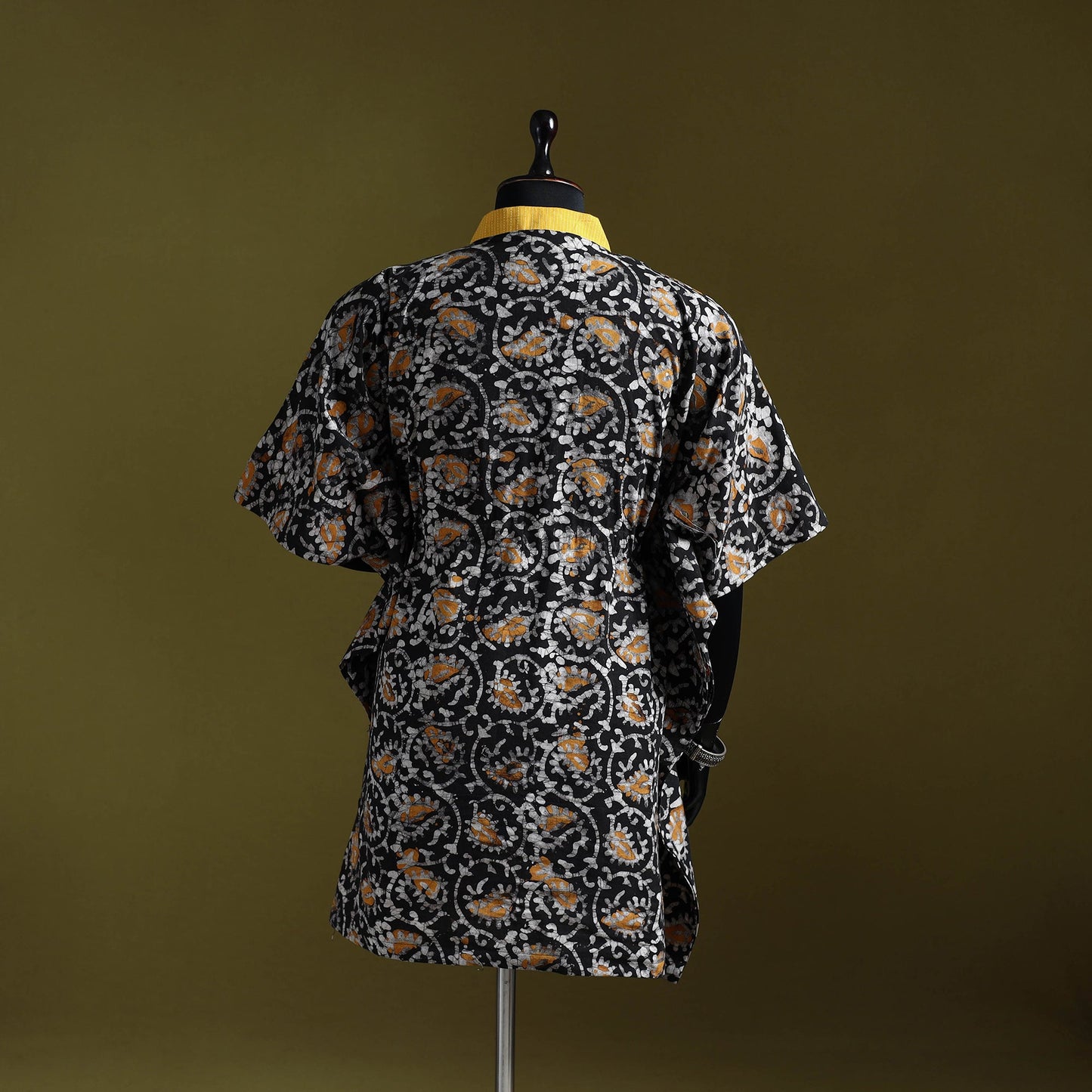 Hand batik cotton medium kaftan 48 - handcrafted