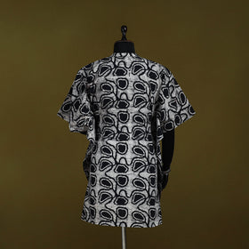 Hand batik cotton medium kaftan 56 - handcrafted