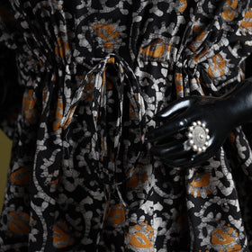 Hand batik cotton short kaftan 13 - handcrafted