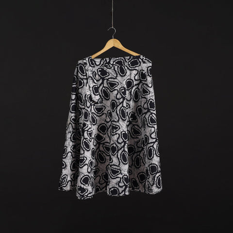 Hand batik cotton wrap around skirt 117 - handcrafted