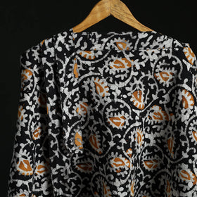 Hand block batik print cotton wrap around skirt 25