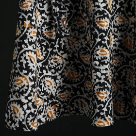 Hand block batik print cotton wrap around skirt 25