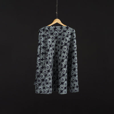 Hand batik cotton wrap around skirt 89 - handcrafted