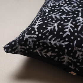 Hand block batik print cushion cover 18 - handcrafted