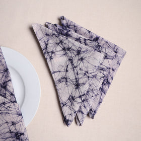 Hand block batik print table napkins (set of 4) 22