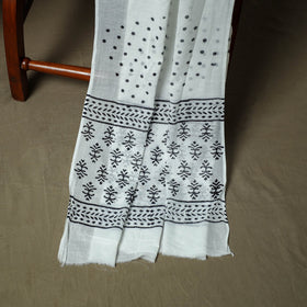 Hand block print cotton sanganeri 3pc unstitched dress