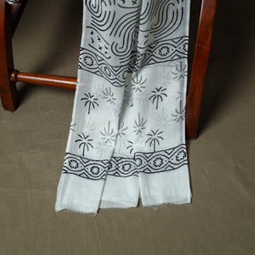 Hand block print cotton sanganeri 3pc unstitched dress