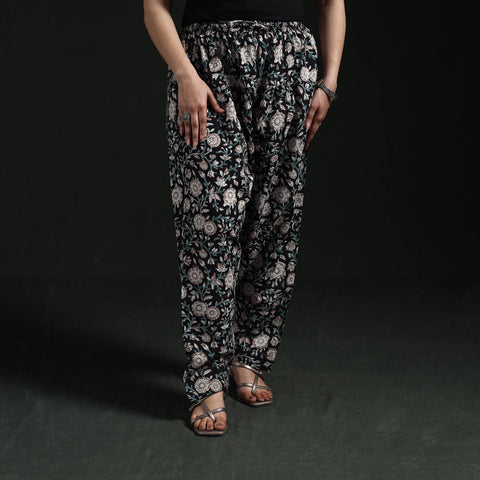 Hand block print cotton sanganeri salwar 07 - handcrafted