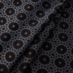 Hand natural dyed chanderi silk fabric 03 - handcrafted