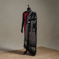 Hand natural dyed modal silk dupatta with lagdi patta 28