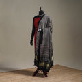Hand natural dyed modal silk dupatta with lagdi patta 32