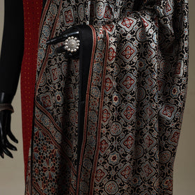 Hand natural dyed modal silk dupatta with tassels 18