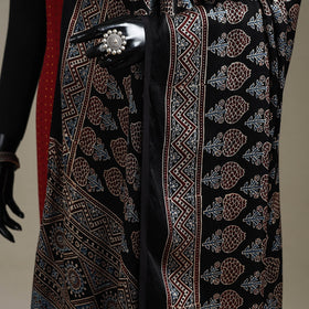 Hand natural dyed modal silk dupatta with tassels 26
