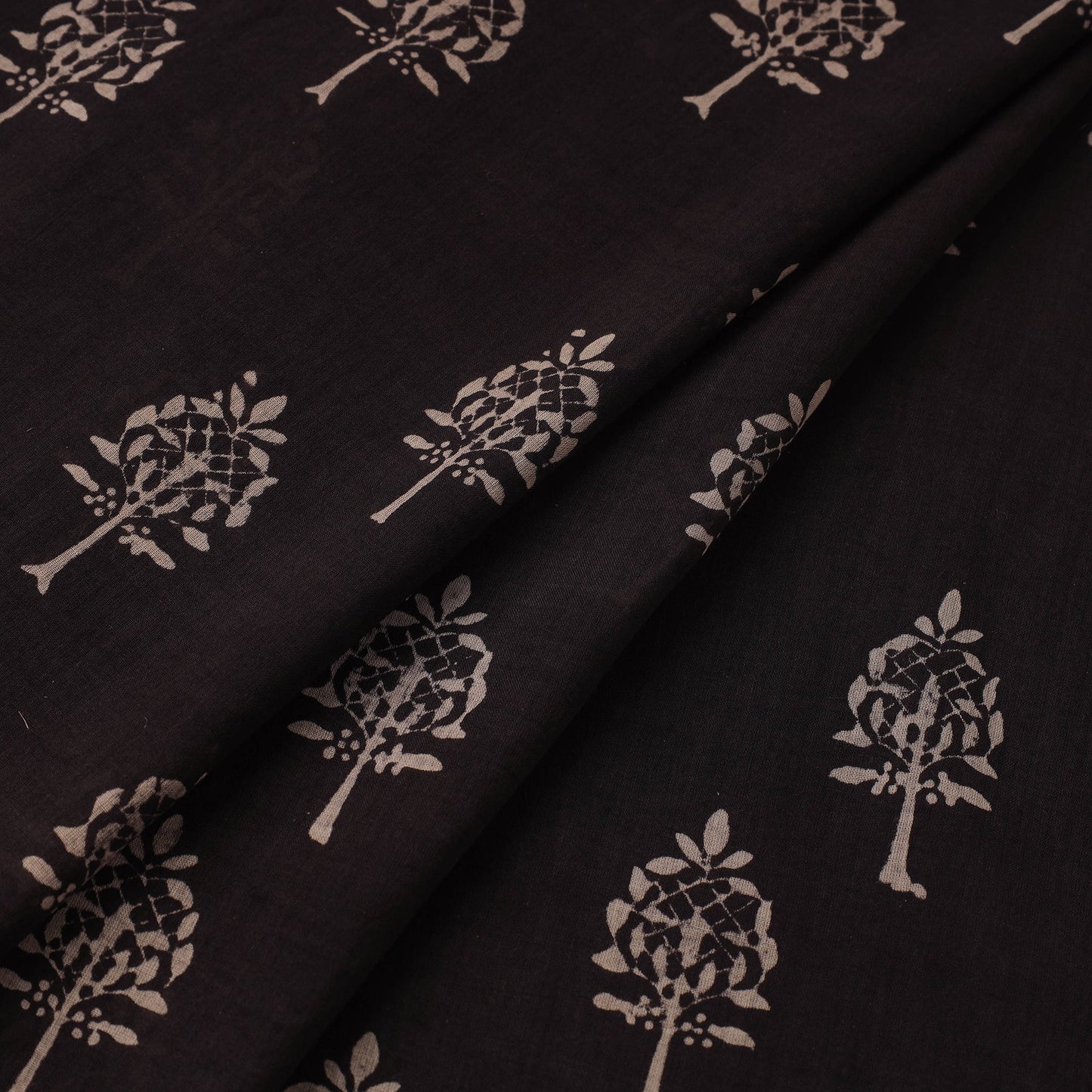 Hand pure mul cotton natural dyed fabric 14 - handcrafted