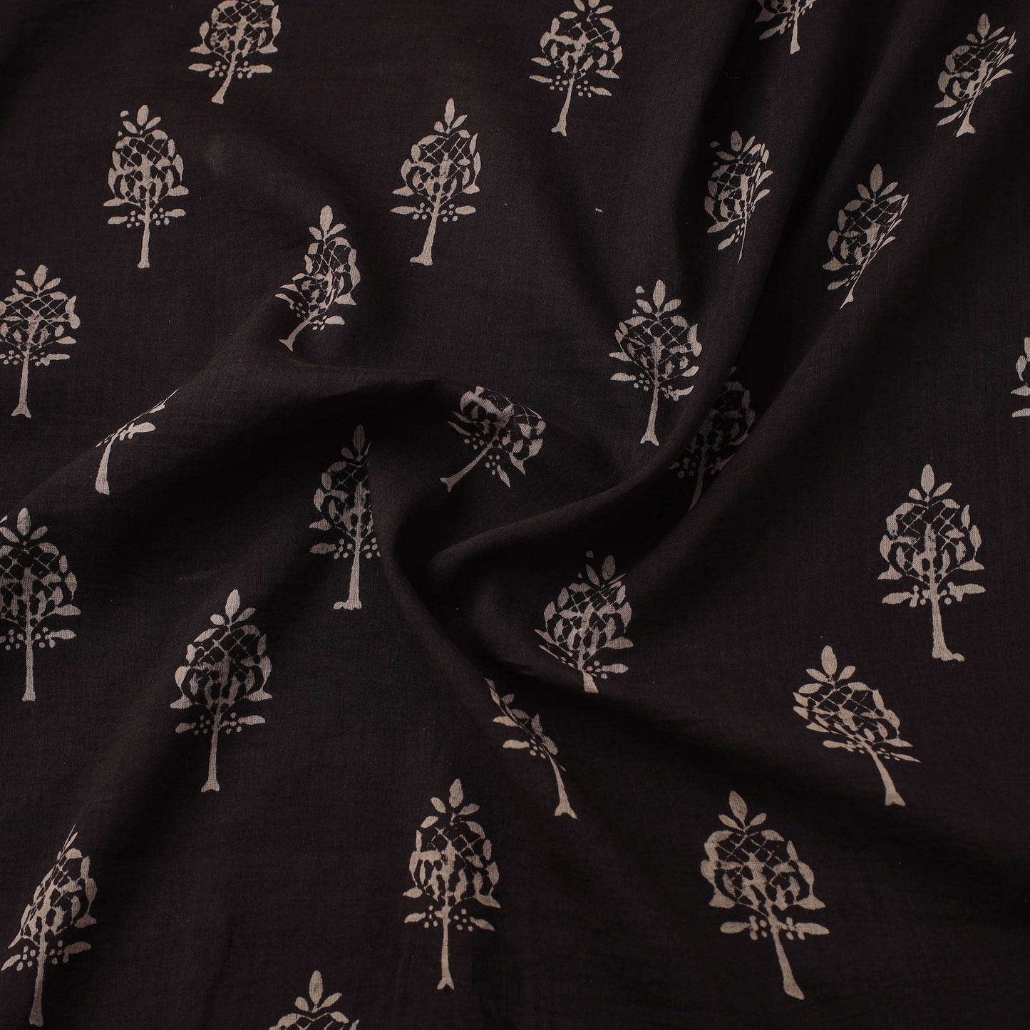 Hand pure mul cotton natural dyed fabric 14 - handcrafted