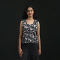 Hand block sanganeri print cotton floral crop top 16