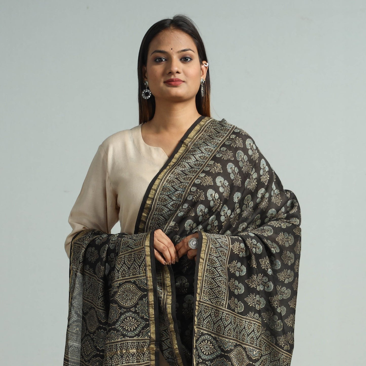 Ajrakh Dupatta