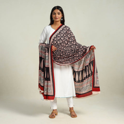 Authentic Bagh Hand Block Print Dupatta 