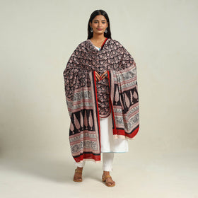 Authentic Bagh Hand Block Print Dupatta 