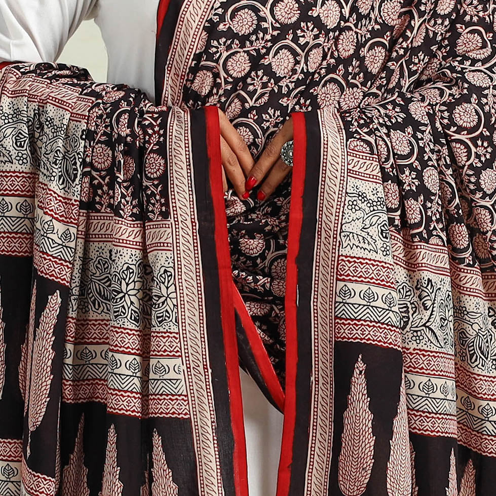 Authentic Bagh Hand Block Print Dupatta 