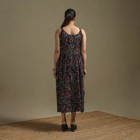 Hand cotton button down syahi begar bagru dress 02