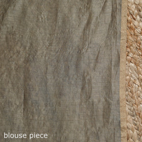 Hand embroidered chanderi silk lucknowi chikan saree 01