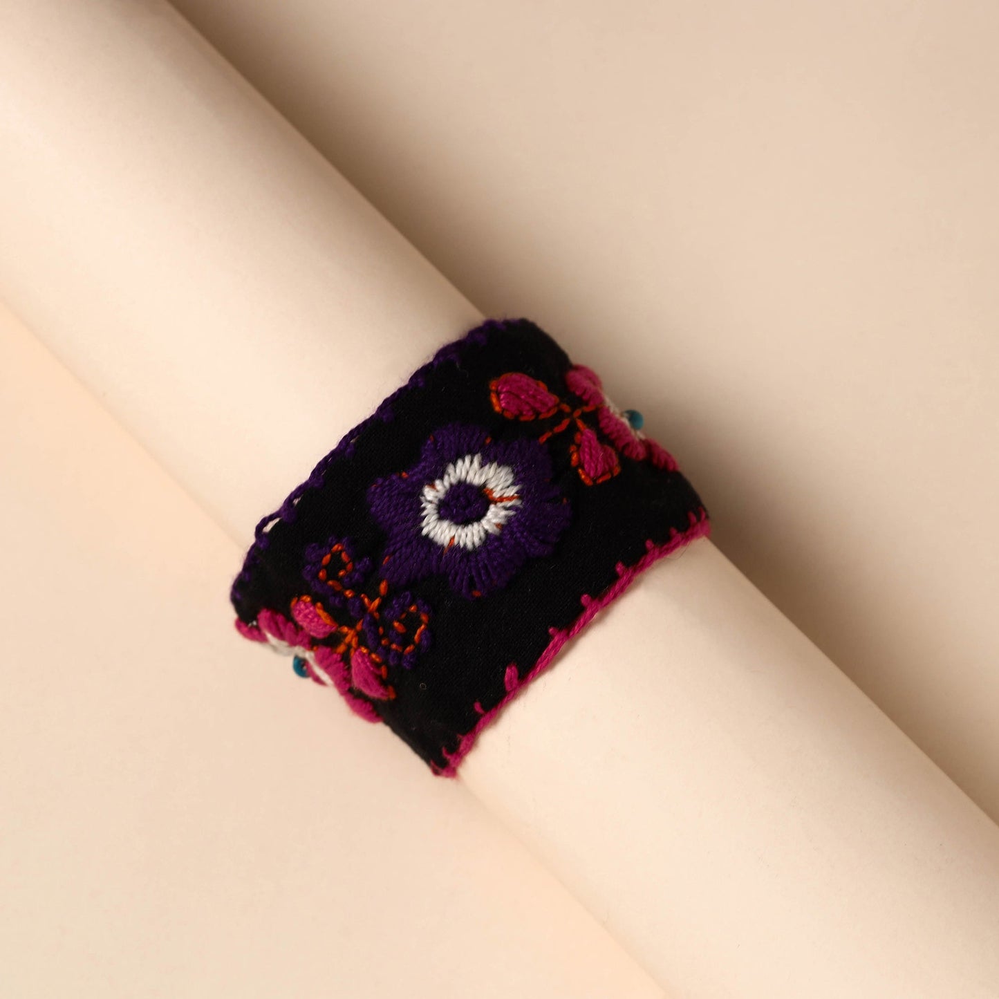 Buy Hand Embroidered Chandi Mati Boho Bracelet