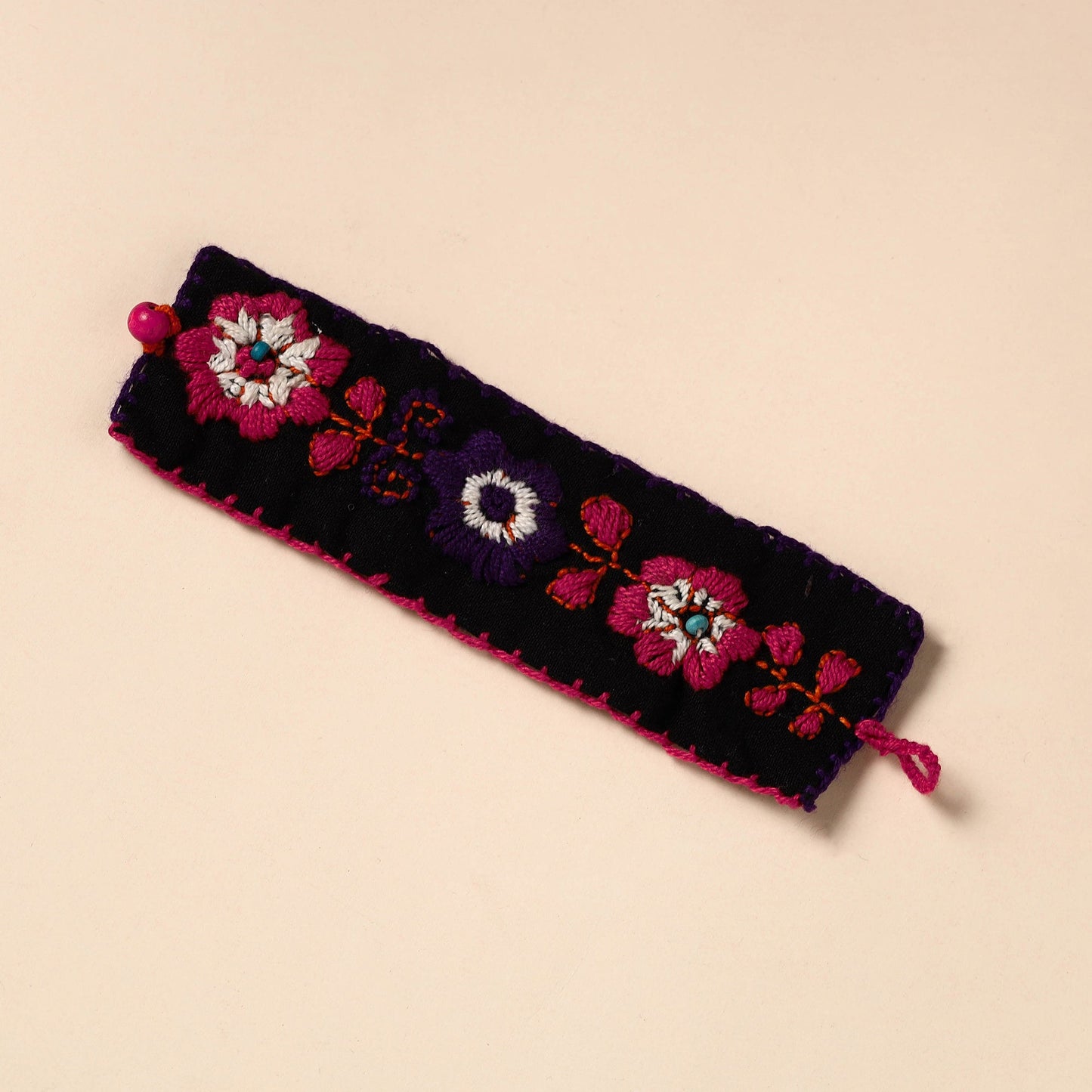 Buy Hand Embroidered Chandi Mati Boho Bracelet