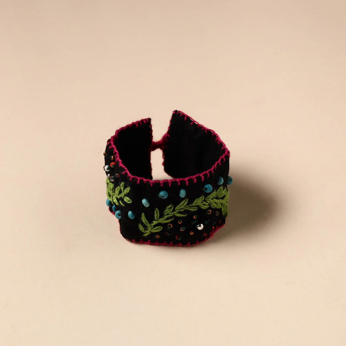 Buy Hand Embroidered Chandi Mati Boho Bracelet