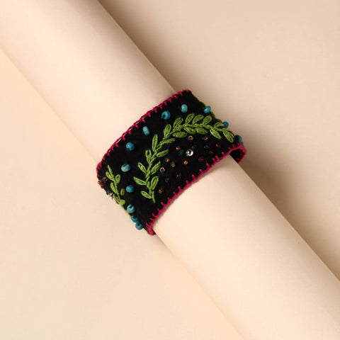 Buy Hand Embroidered Chandi Mati Boho Bracelet