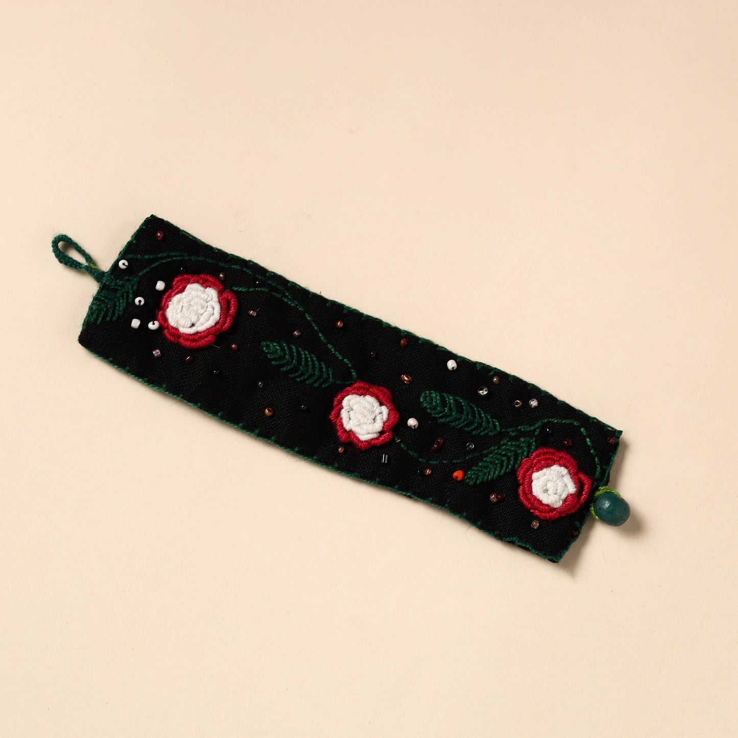 Buy Hand Embroidered Chandi Mati Boho Bracelet