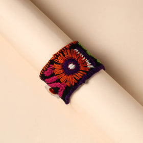 Buy Hand Embroidered Chandi Mati Boho Bracelet