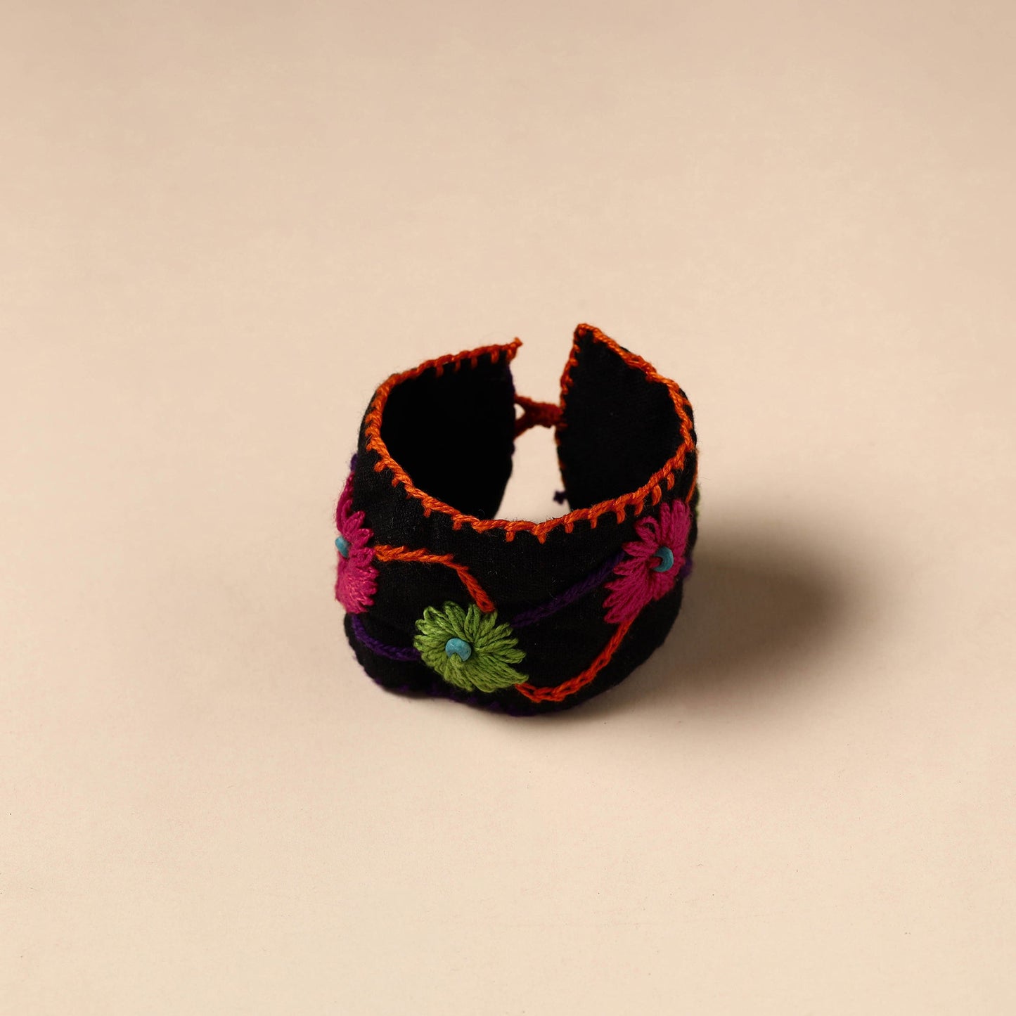 Buy Hand Embroidered Chandi Mati Boho Bracelet