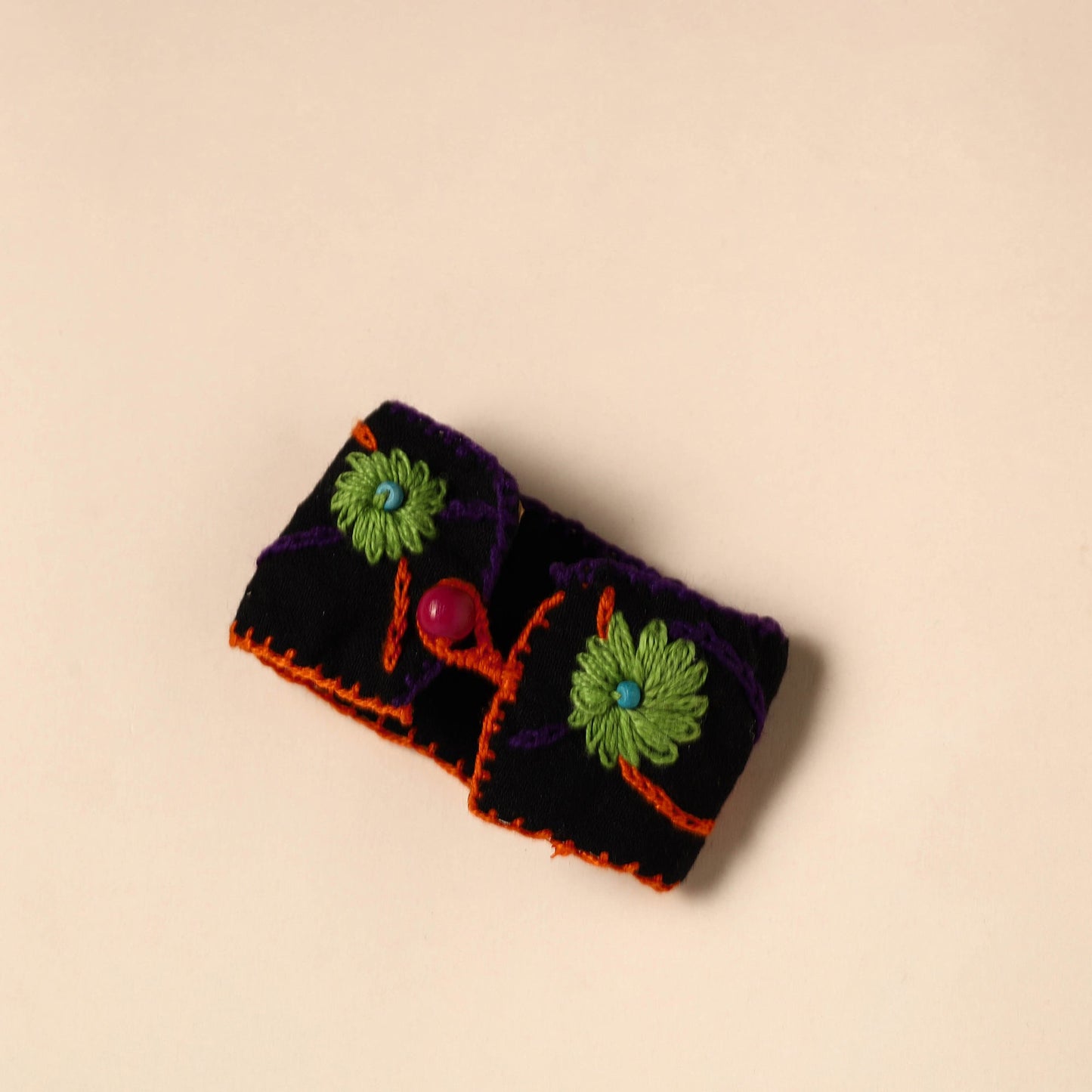 Buy Hand Embroidered Chandi Mati Boho Bracelet