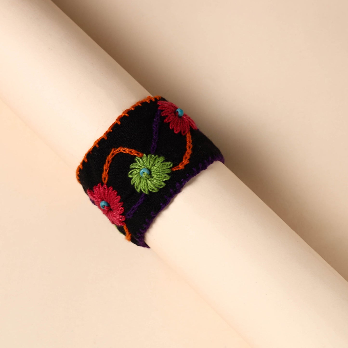 Buy Hand Embroidered Chandi Mati Boho Bracelet